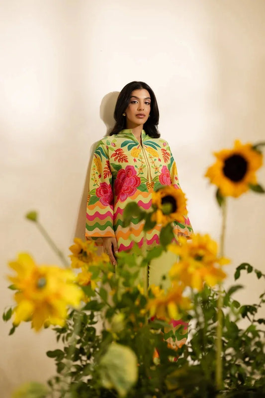 Rangpreet Lawn 2PC Printed Unstitched Suit D-8