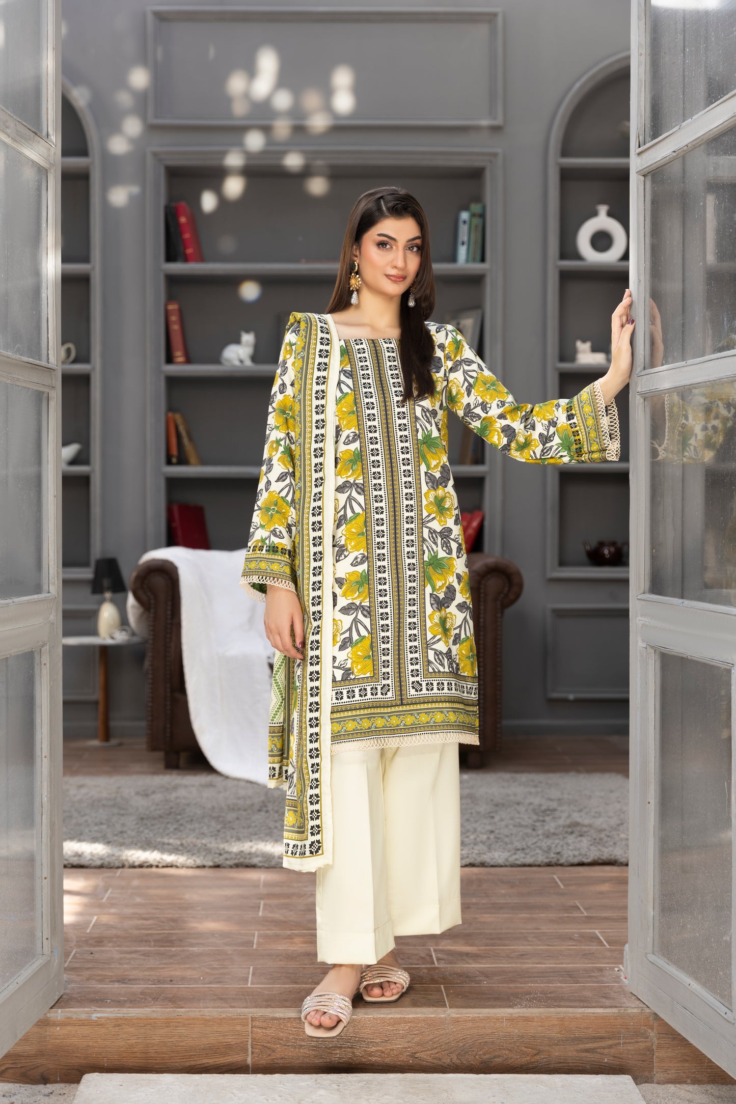 3 Piece - Printed LINEN-RP-STA091v1-117-RP