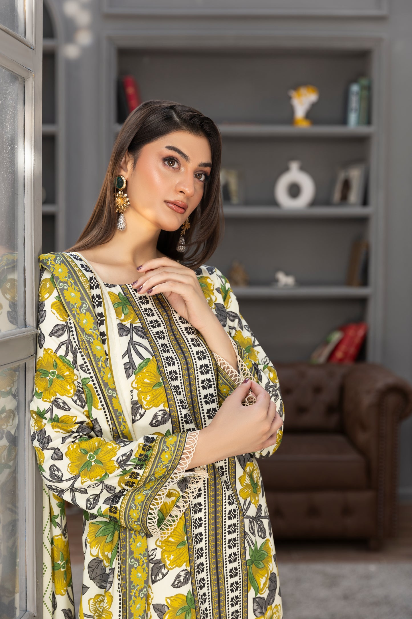 3 Piece - Printed LINEN-RP-STA091v1-117-RP