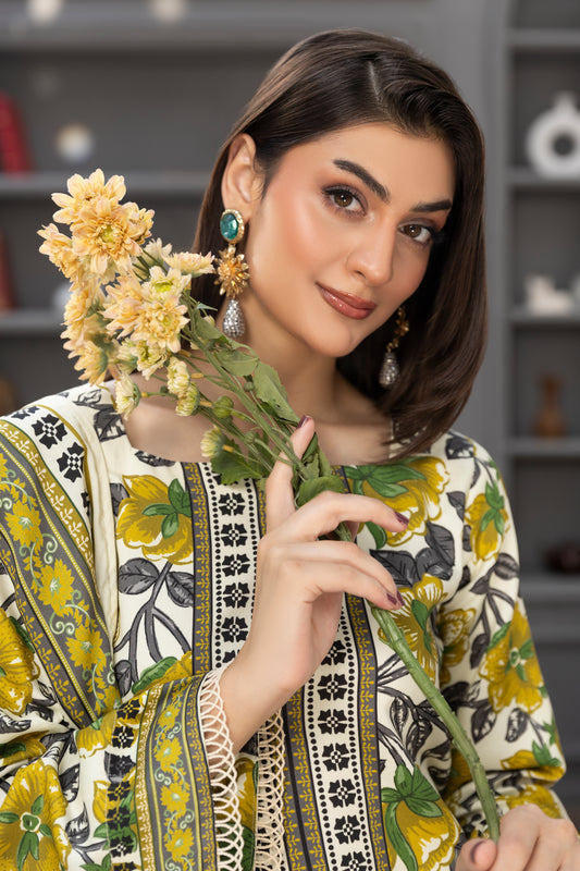 3 Piece - Printed LINEN-RP-STA091v1-117-RP