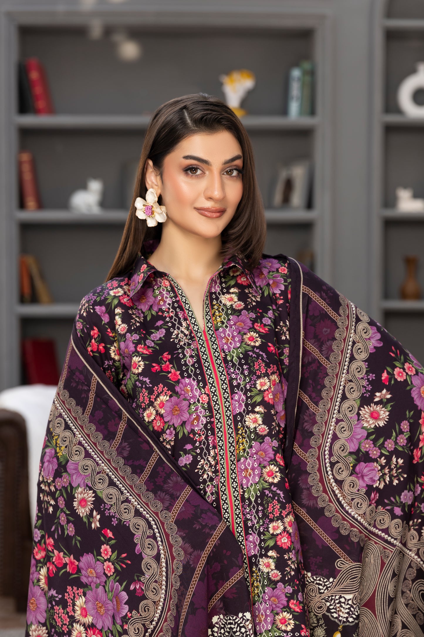 3 Piece - Printed LINEN-RP-STA091V1-116-RP