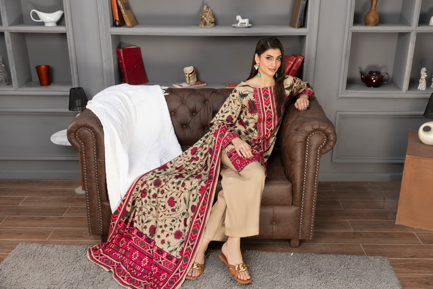 3 Piece - Printed LINEN-RP-STA091v1-103-RP