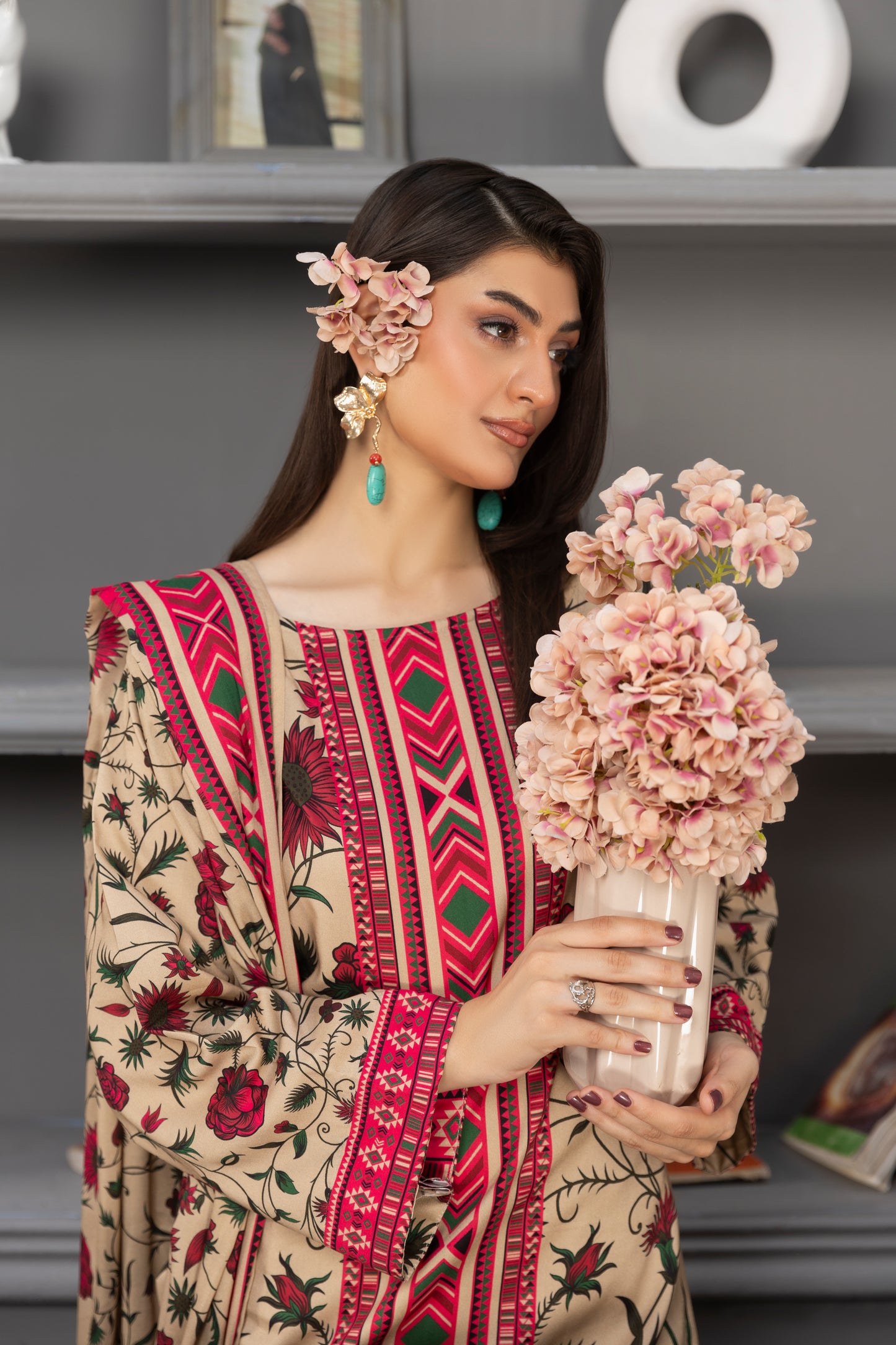 3 Piece - Printed LINEN-RP-STA091v1-103-RP