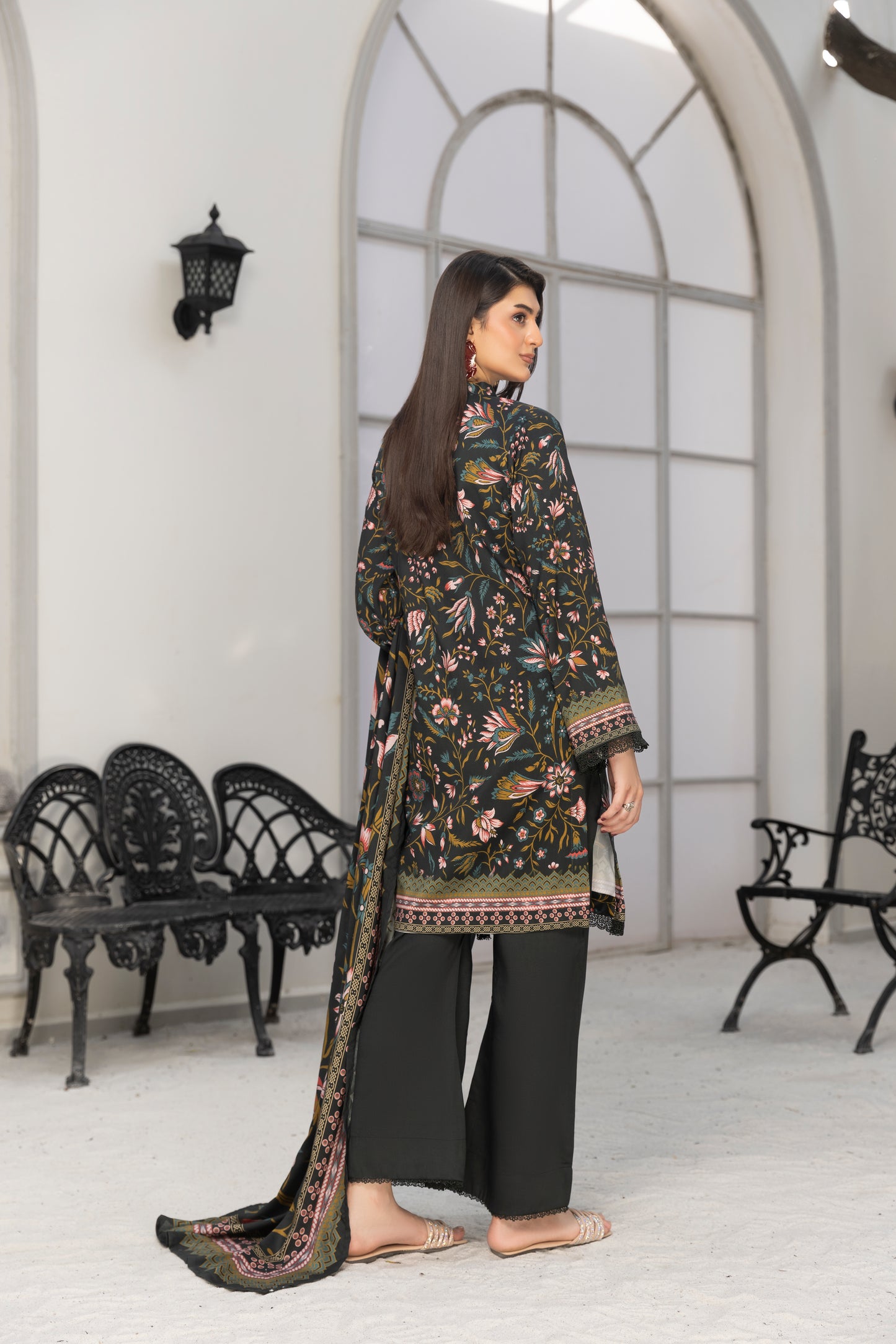 3 Piece - Printed LINEN-RP-STA091v1-118-RP