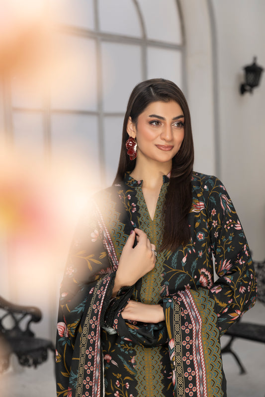 3 Piece - Printed LINEN-RP-STA091v1-118-RP