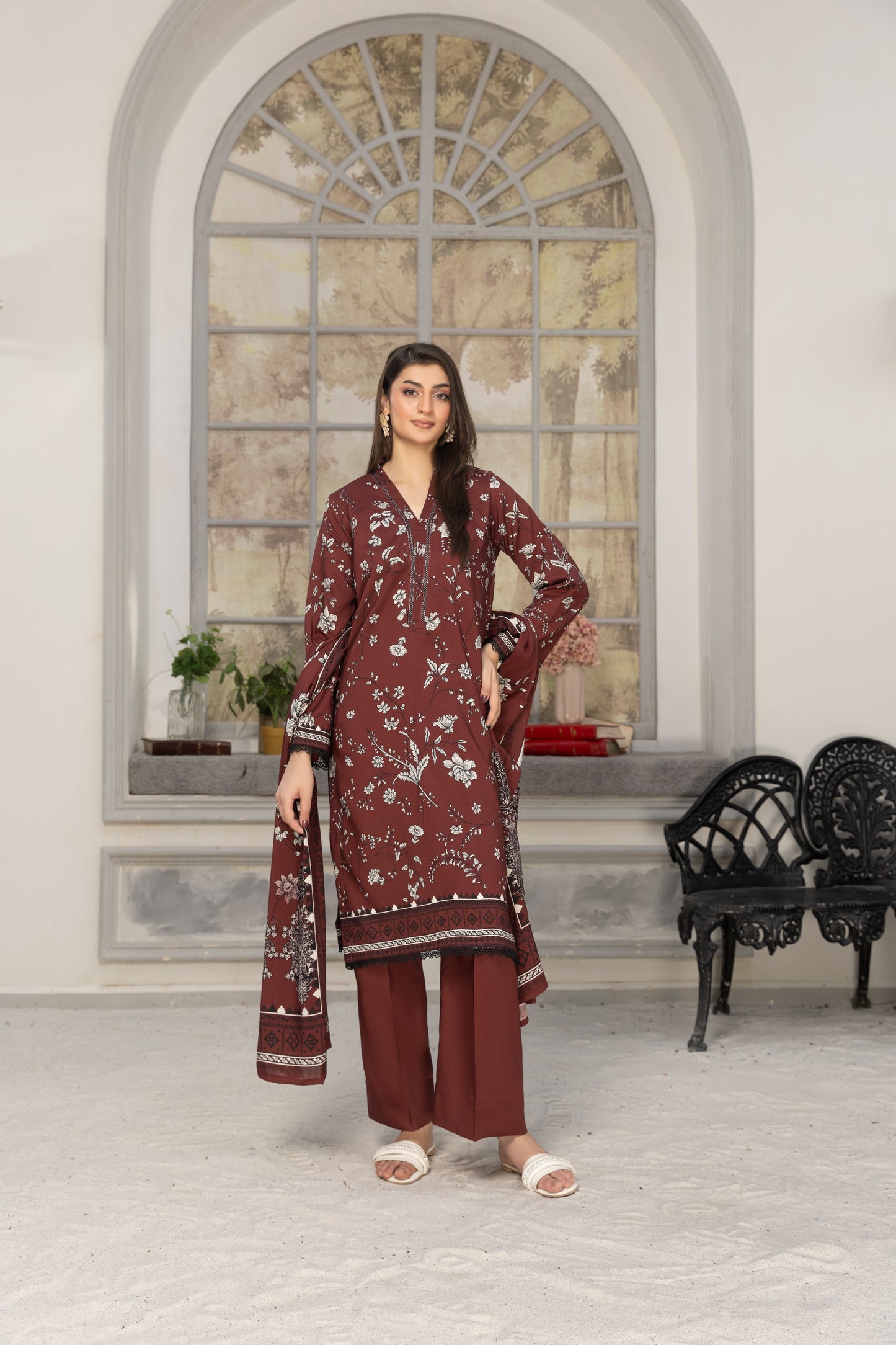 3 Piece - Printed LINEN-RP-STA091v1-111-RP