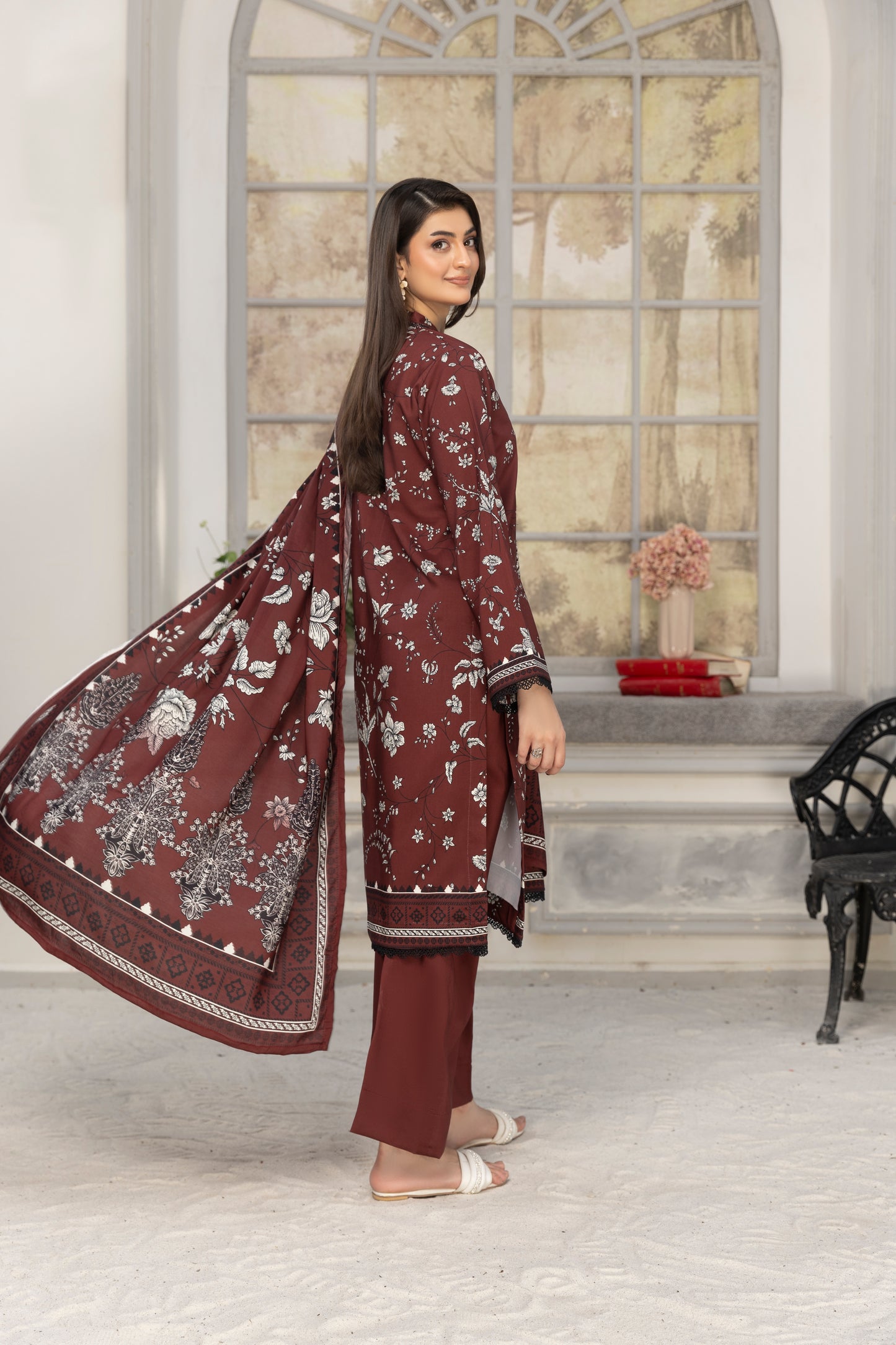 3 Piece - Printed LINEN-RP-STA091v1-111-RP