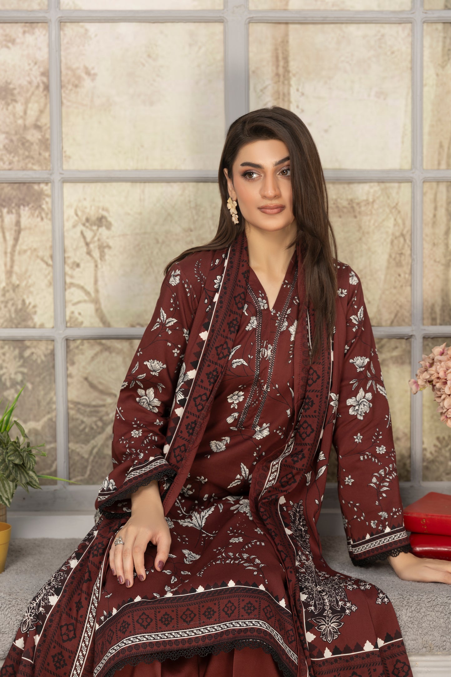 3 Piece - Printed LINEN-RP-STA091v1-111-RP