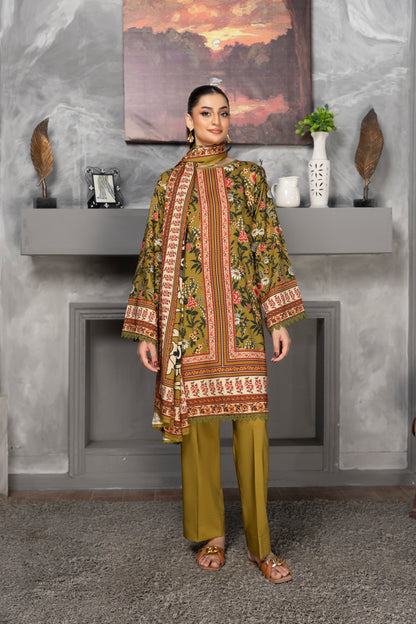 3 Piece - Printed LINEN-RP-STA091v1-106-RP