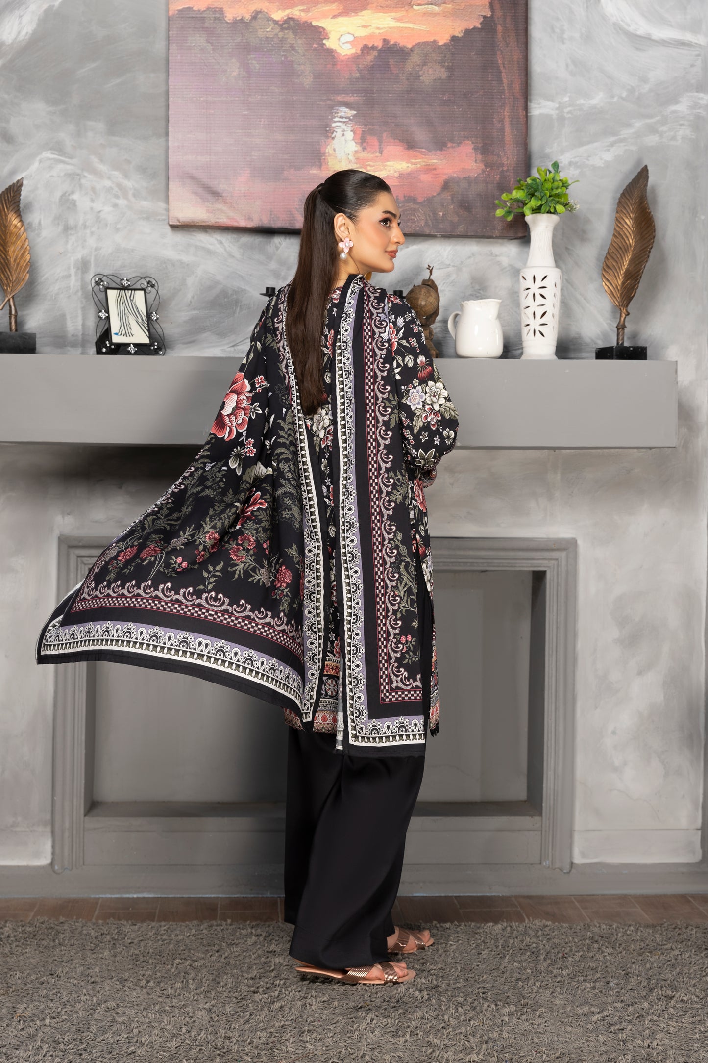 3 Piece - Printed LINEN-RP-STA091v1-119-RP
