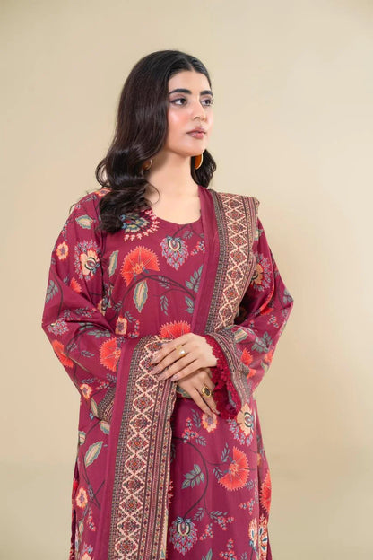 Rangpreet Lawn 3PC Printed Unstitched Suit D-9