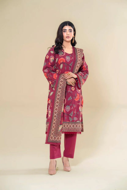 Rangpreet Lawn 3PC Printed Unstitched Suit D-9
