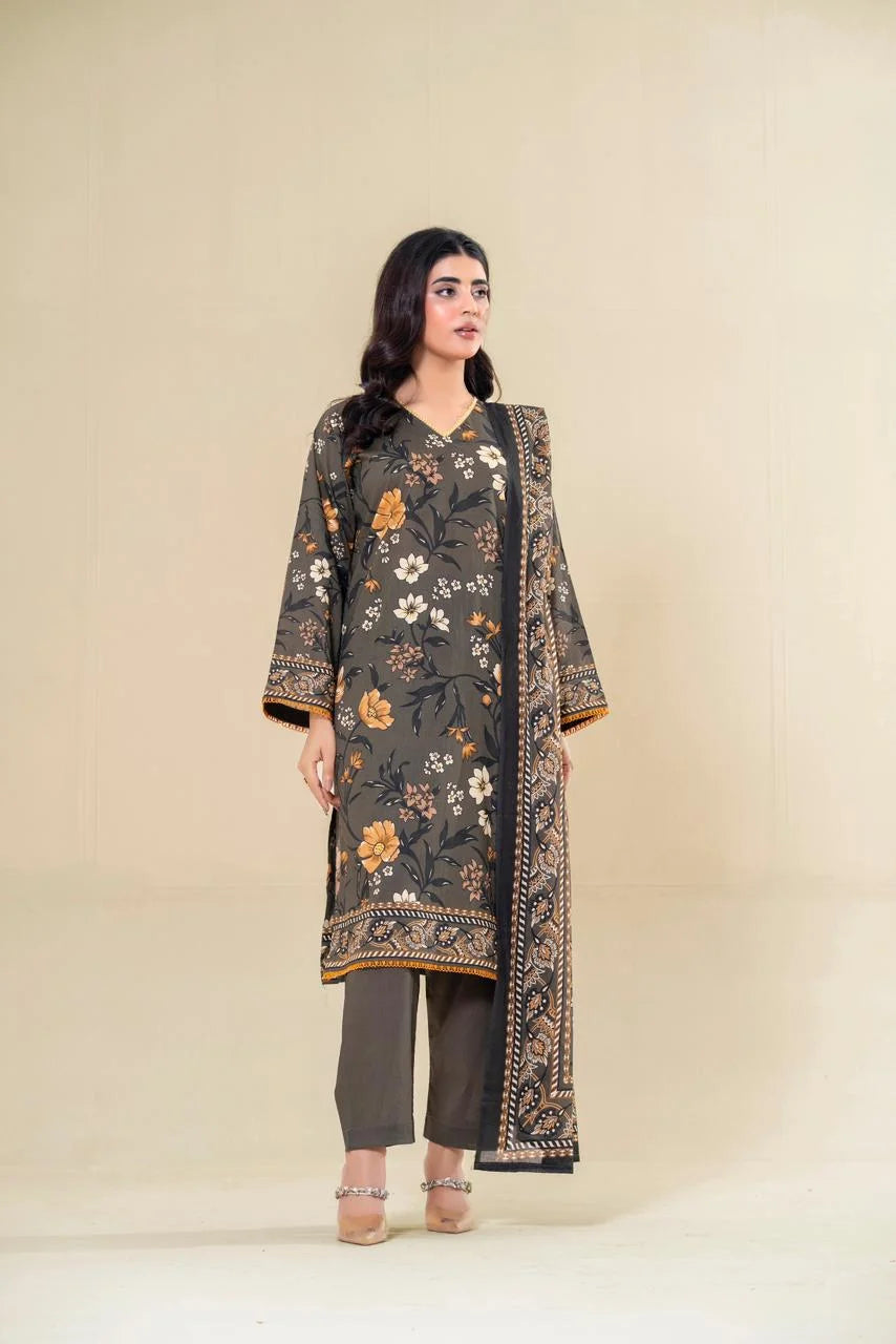 Rangpreet Lawn 3PC Printed Unstitched Suit D-14