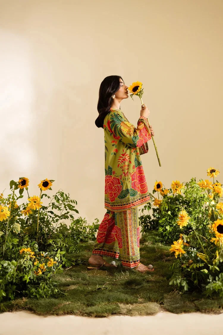 Rangpreet Lawn 2PC Printed Unstitched Suit D-6