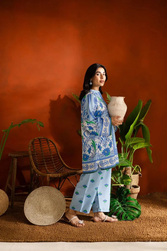 Rangpreet Lawn 2PC Printed Unstitched Suit D-3
